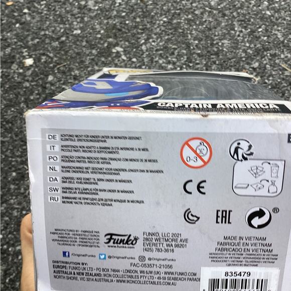 Funko POP Avengers Mech Strike Captain America Glow Special Edition Exclusive - Picture 4 of 4